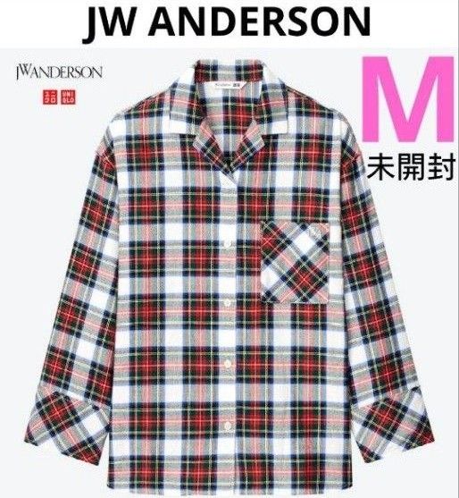 ユニクロ JW ANDERSON  フランネルシャツ M  チェック  jwanderson  新品未開封