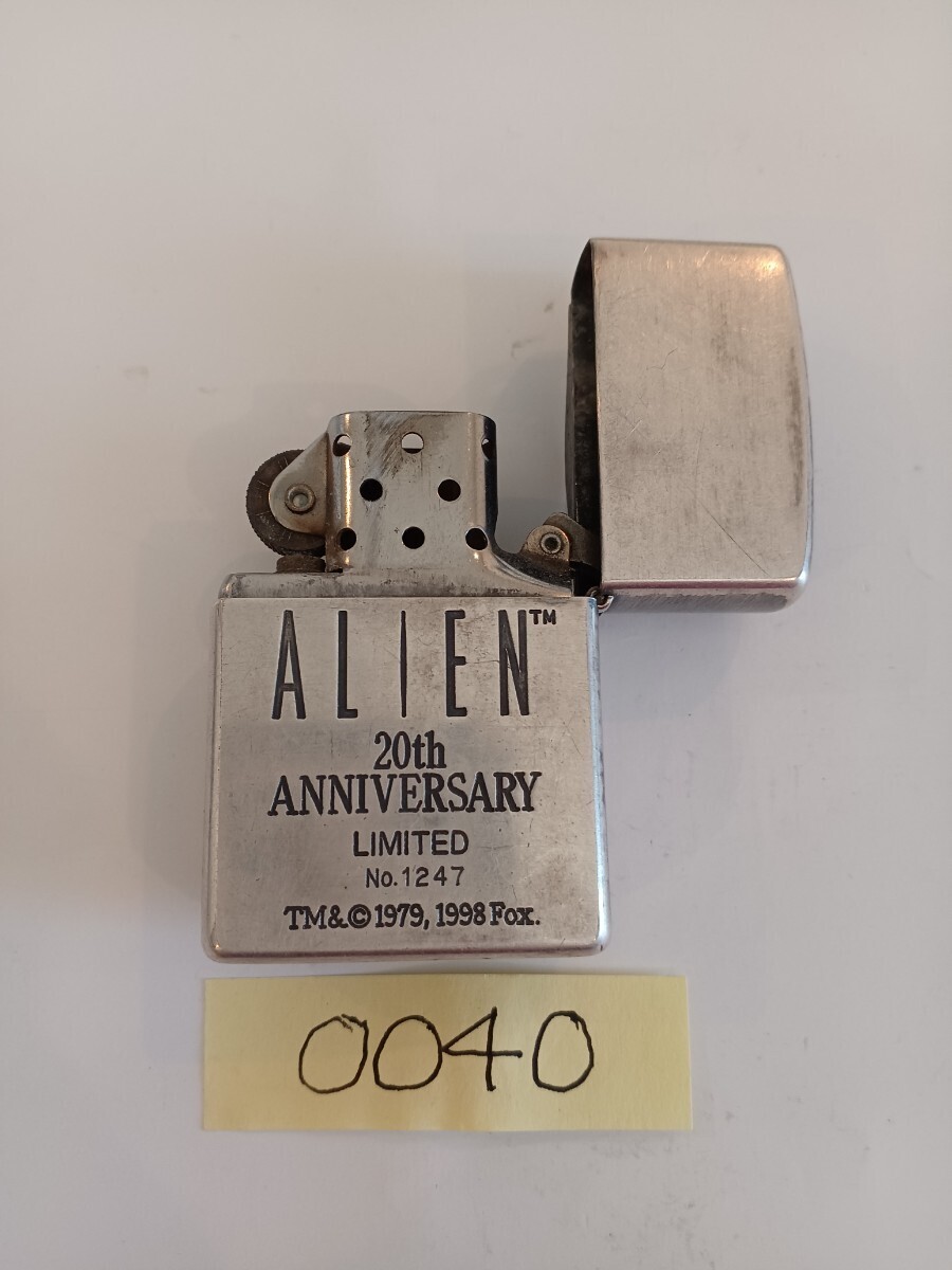 Zippo ジッポー ALIEN エイリアン 20周年記念限定 オイルライター ZIPPO ジッポ 喫煙具 No.0040の画像7