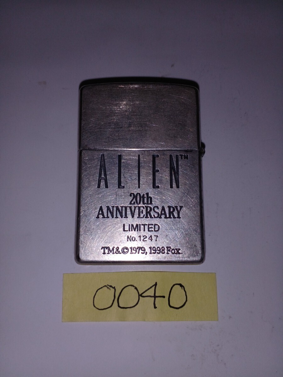 Zippo ジッポー ALIEN エイリアン 20周年記念限定 オイルライター ZIPPO ジッポ 喫煙具 No.0040の画像2