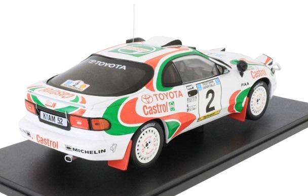 1/18 トヨタ セリカ ターボ サファリ ラリー IXO Toyota Celica Turbo No.2 Castrol Rallye WM Safari Rally 1993 1:18 梱包サイズ80_画像3