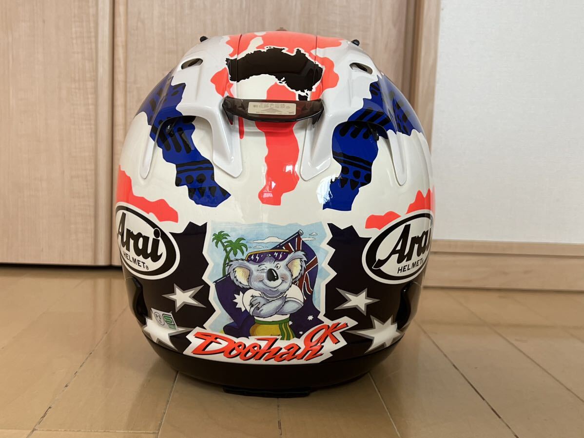 アライ Arai RX-7RR5 ドゥーハン 59-60Lサイズ 美品 南海部品オリジナル DOOHAN_画像6