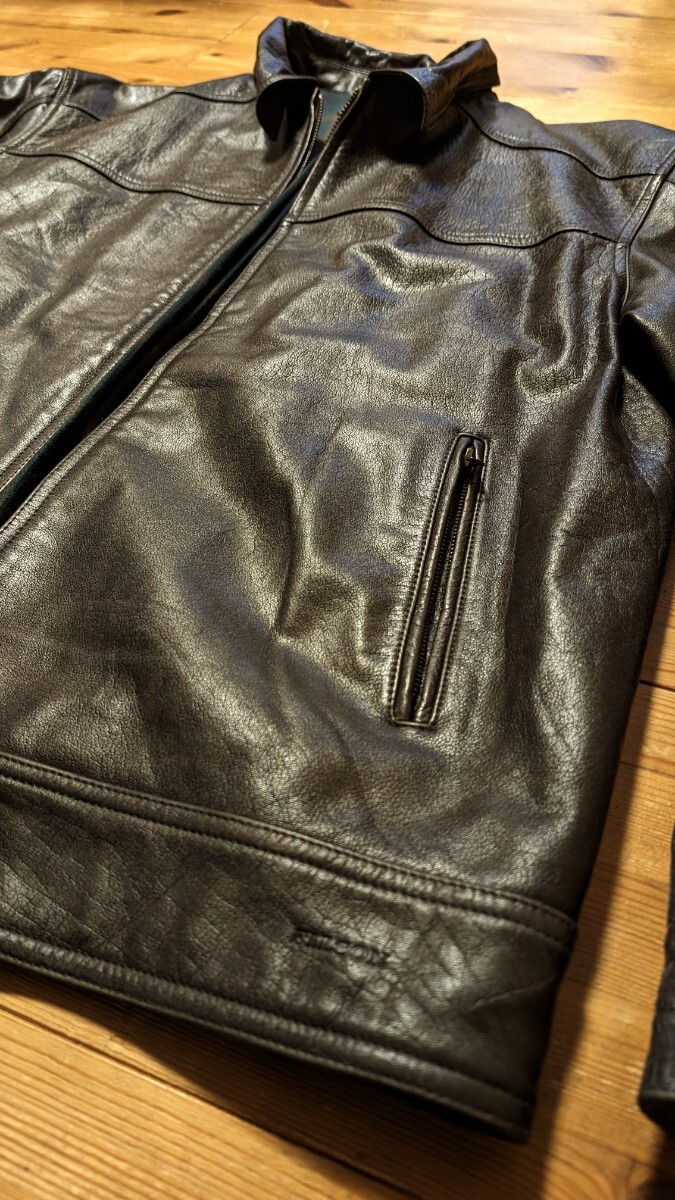 希少品 Filson Dawson heavy Leather Jacket フィルソン ドーソン ヘヴィー レザー ジャケット 本革 Lサイズの画像5