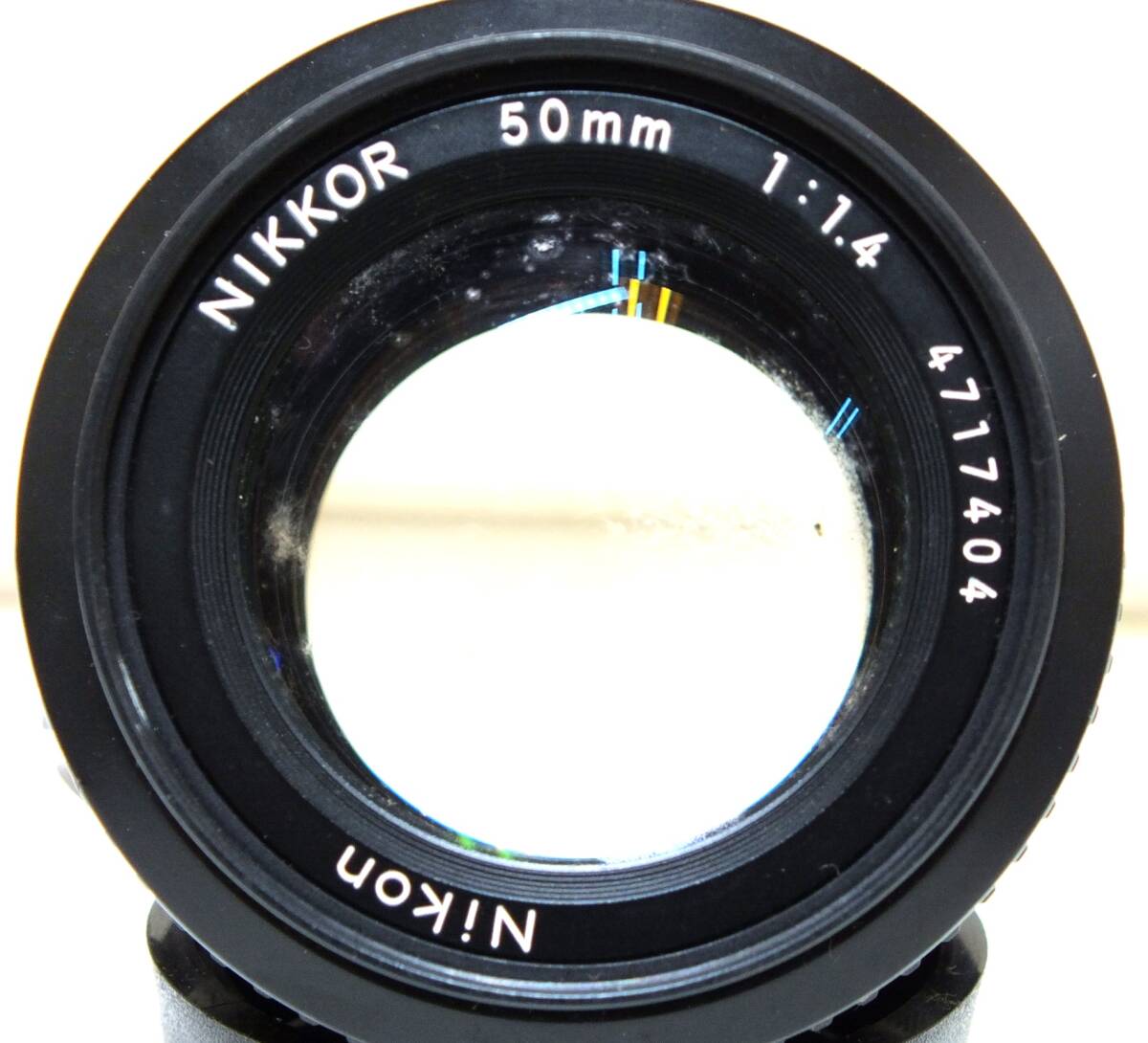 10K lucky bag LENS lens NIKON NIKKOR F Nikkor 50mm 1:1.4 35mm 1:2.8 55mm 1:3.5 Ai lens 3 point summarize 1 jpy start 