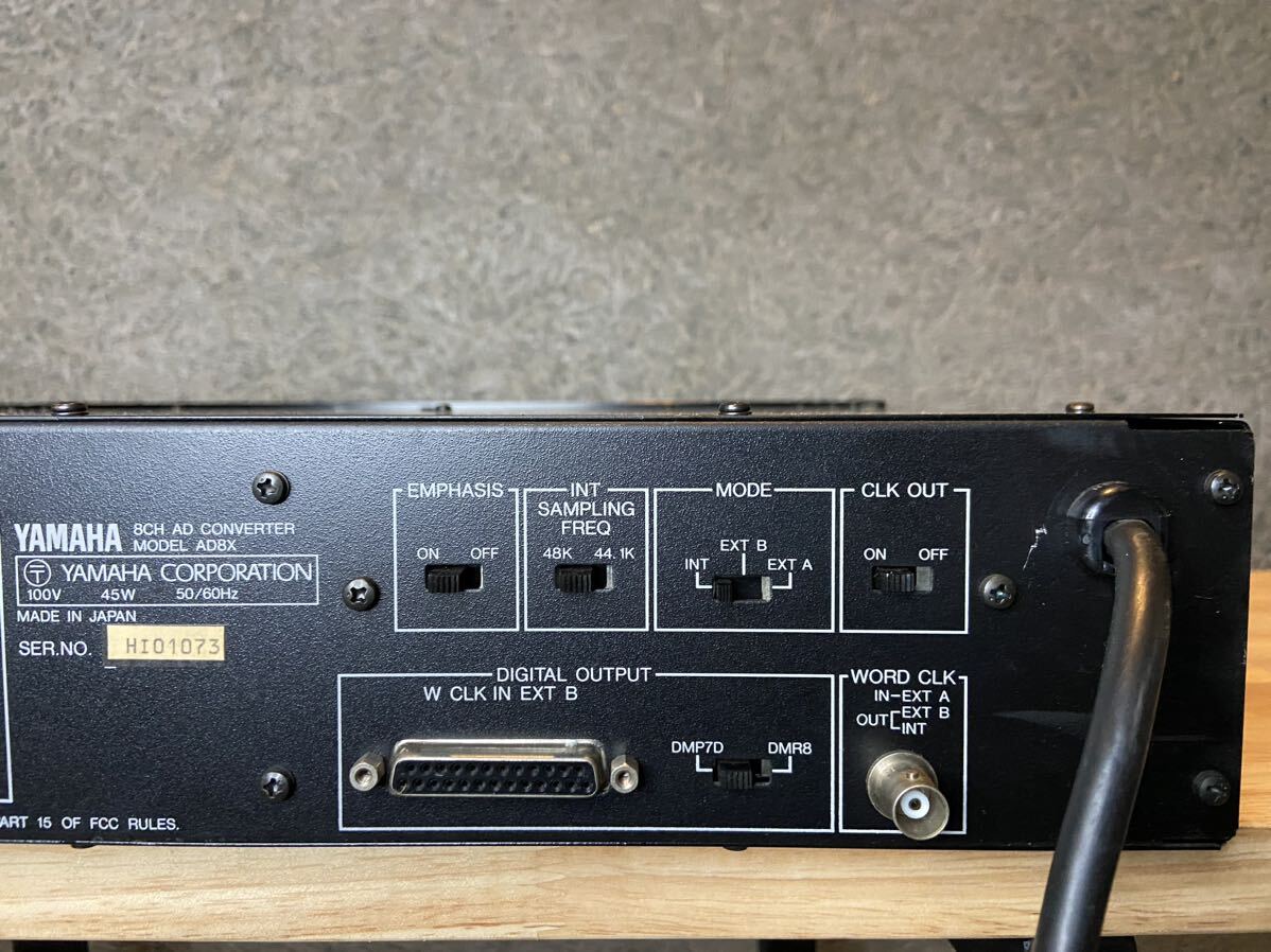 YAMAHA 8CH ADコンバーター　AD8X_画像6