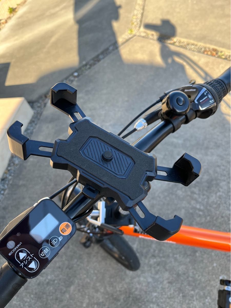 自転車 オートバイ スクーター スマートフォン フォルダー 携帯電話 スマホホルダー ワンタッチ装着 便利グッズ