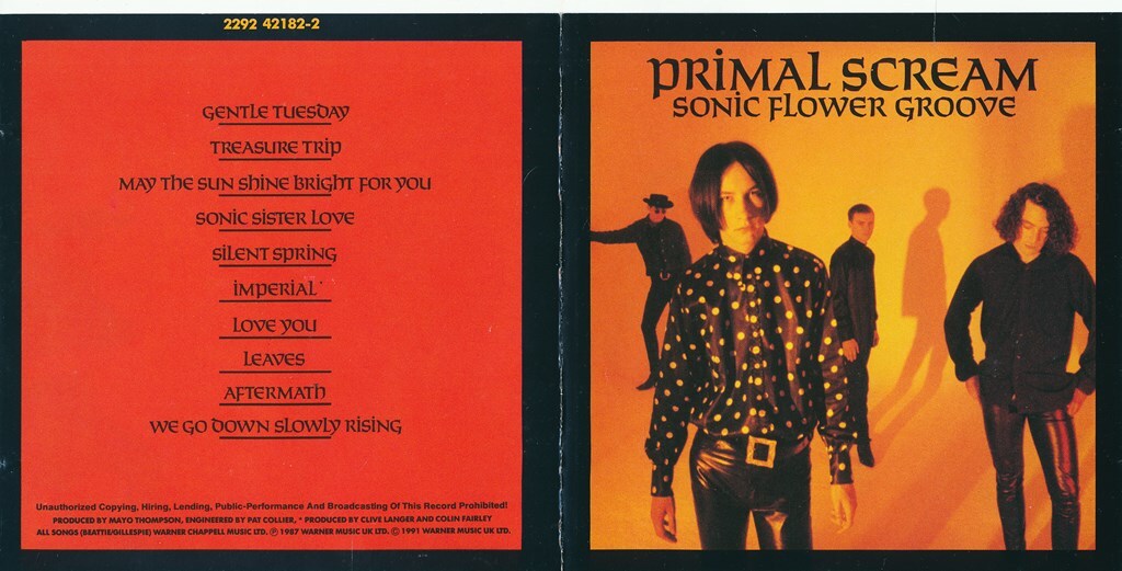 PRIMAL SCREAM / プライマル・スクリーム / SONIC FLOWER GROOVE /EU盤/中古CD!!69503_画像2