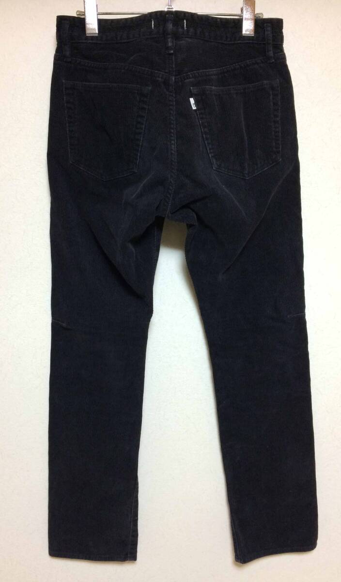 22S/S nonnative DWELLER 5P JEANS 01 T/C CORD SULFUR DYED VW ブラック サイズ1 コーデュロイパンツ 春夏 41stの画像6