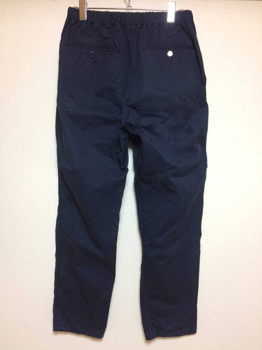 nonnative MANAGER EASY PANTS RELAX FIT C/L TWILL ネイビー サイズ2 マネジャーイージーパンツ 春夏_画像4