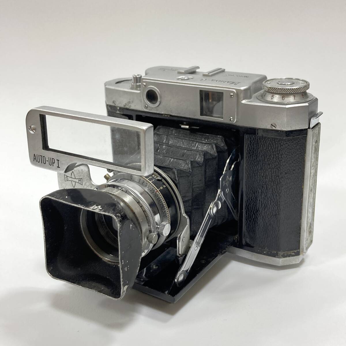 ＃1811 MAMIYA-6 マミヤ-6 蛇腹カメラ スプリングカメラ フィルムカメラ レンズ OLYMPUS 1:3.5 f=7.5 未チェック品 レトロ フィルム