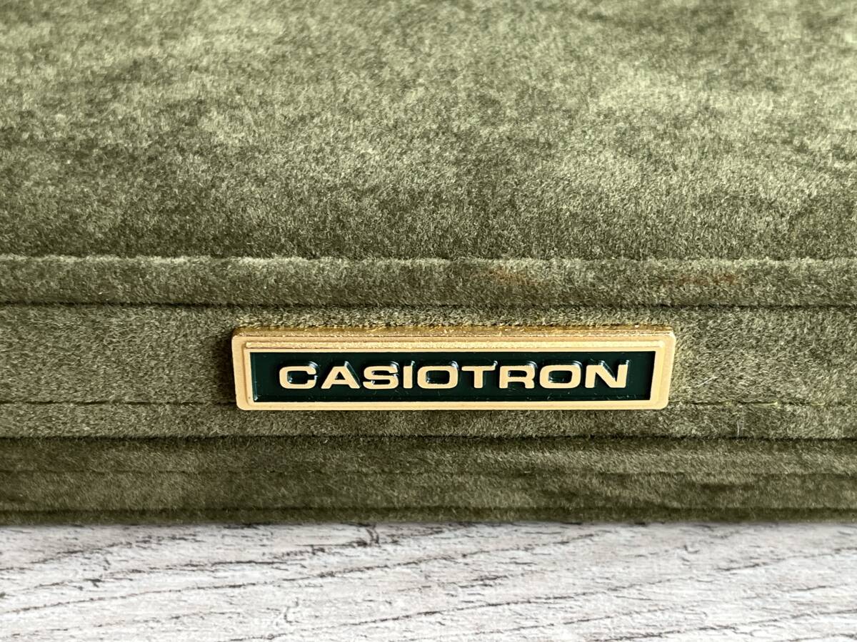 【M36】貴重品 当時物 CASIOTRON カシオトロン 化粧箱の画像2