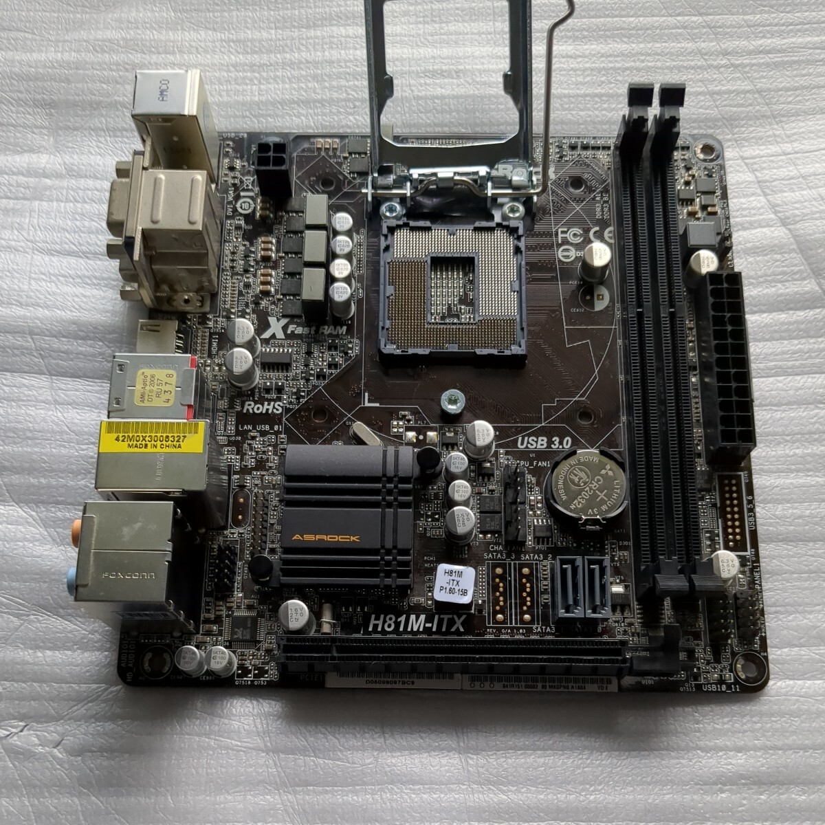  motherboard ASRock H81M-Mini-ITX Xfast ram