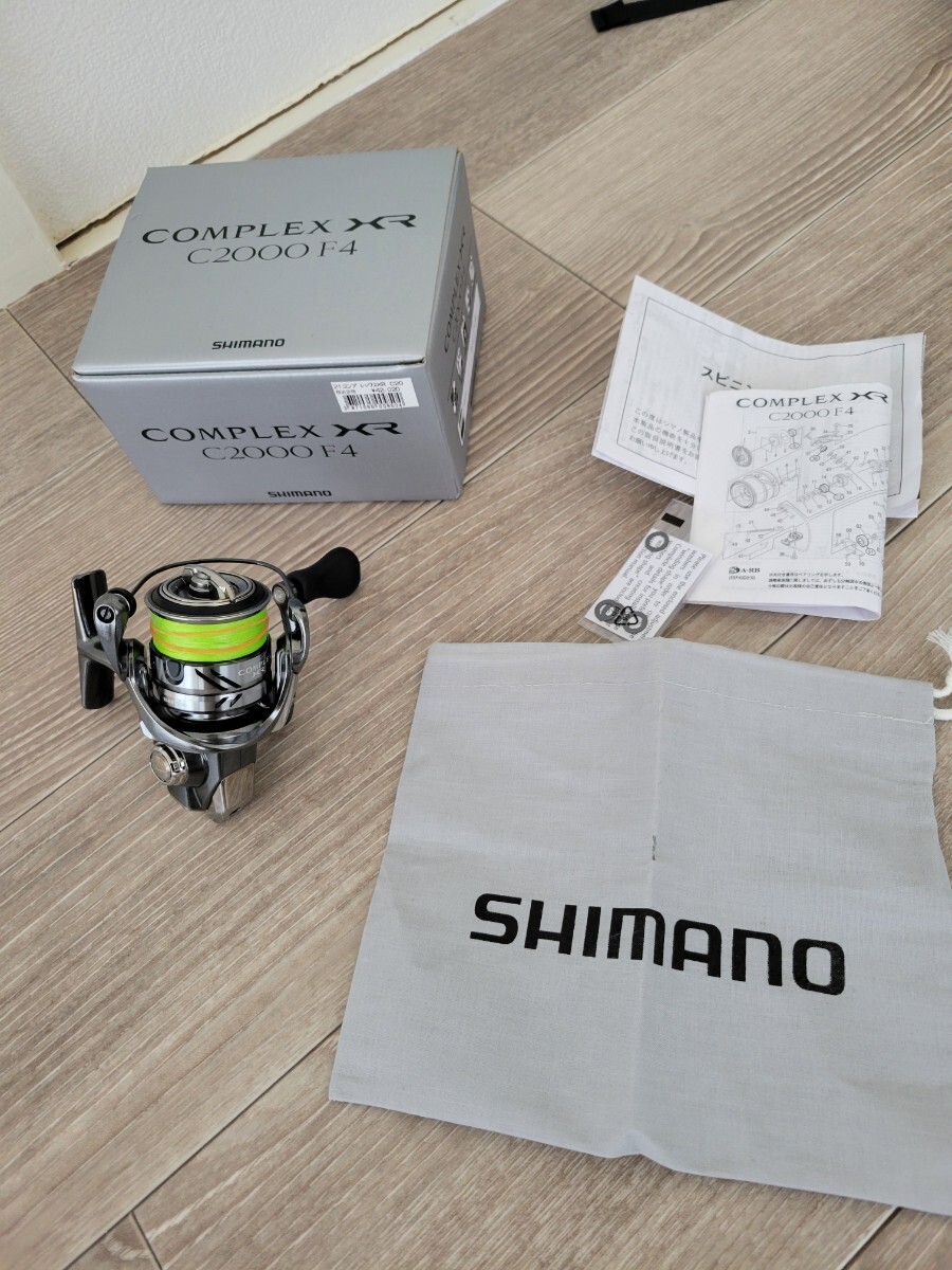  SHIMANO 21 COMPLEX XR C2000F4 シマノ コンプレックス スピニングリール バス トラウト アジング エギング_画像1