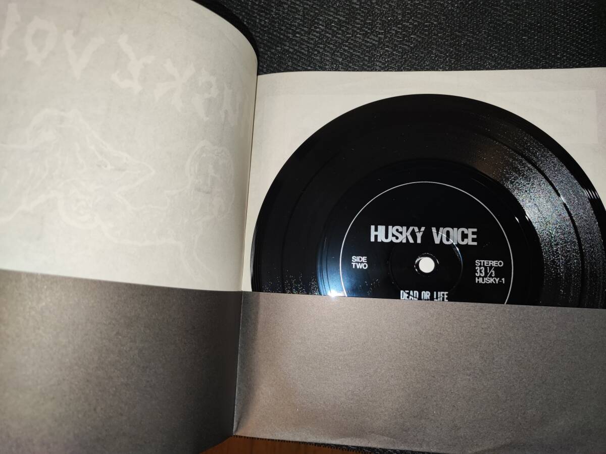  valuable unused deadstock! Husky Voicesono seat Husky Recors HUSKY-1 Flexi-disc 7 japanese hard core punk gism