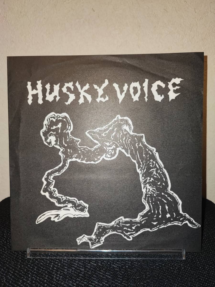  valuable unused deadstock! Husky Voicesono seat Husky Recors HUSKY-1 Flexi-disc 7 japanese hard core punk gism