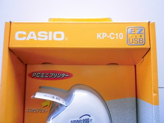  не использовался нераспечатанный! CASIO Casio smart egg KP-C10 этикетка принтер PC Mini принтер retro редкость товар 