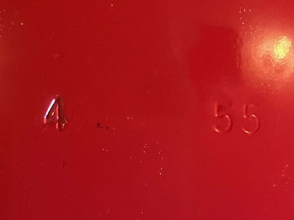 【送料710円】極美品 1955年4月 コールマン 200A タンク イエローボーダー！検/赤ランタン/バースデーランタン/の画像9