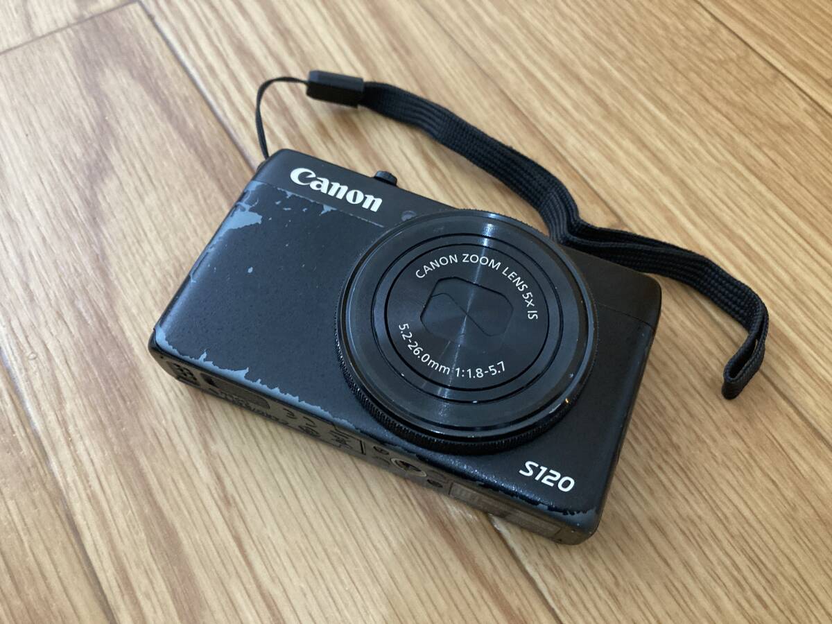 Canon Powershot S120 キャノン コンパクトカメラ ブラック 現状品の画像2