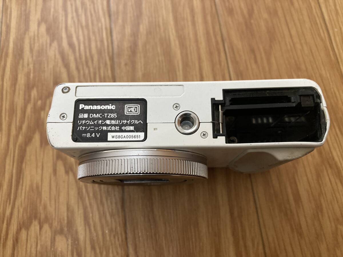 Panasonic LUMIX DMC-TZ85 コンパクトデジタルカメラ パナソニック ホワイト 動作未確認品の画像5