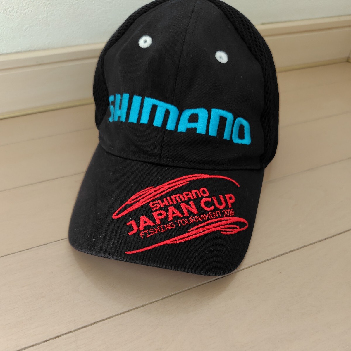 SHIMANO シマノ ジャパンカップ 2016 キャップ 帽子 56～59㎝★ベイトリール★ルアー★フィッシングロッドの画像2