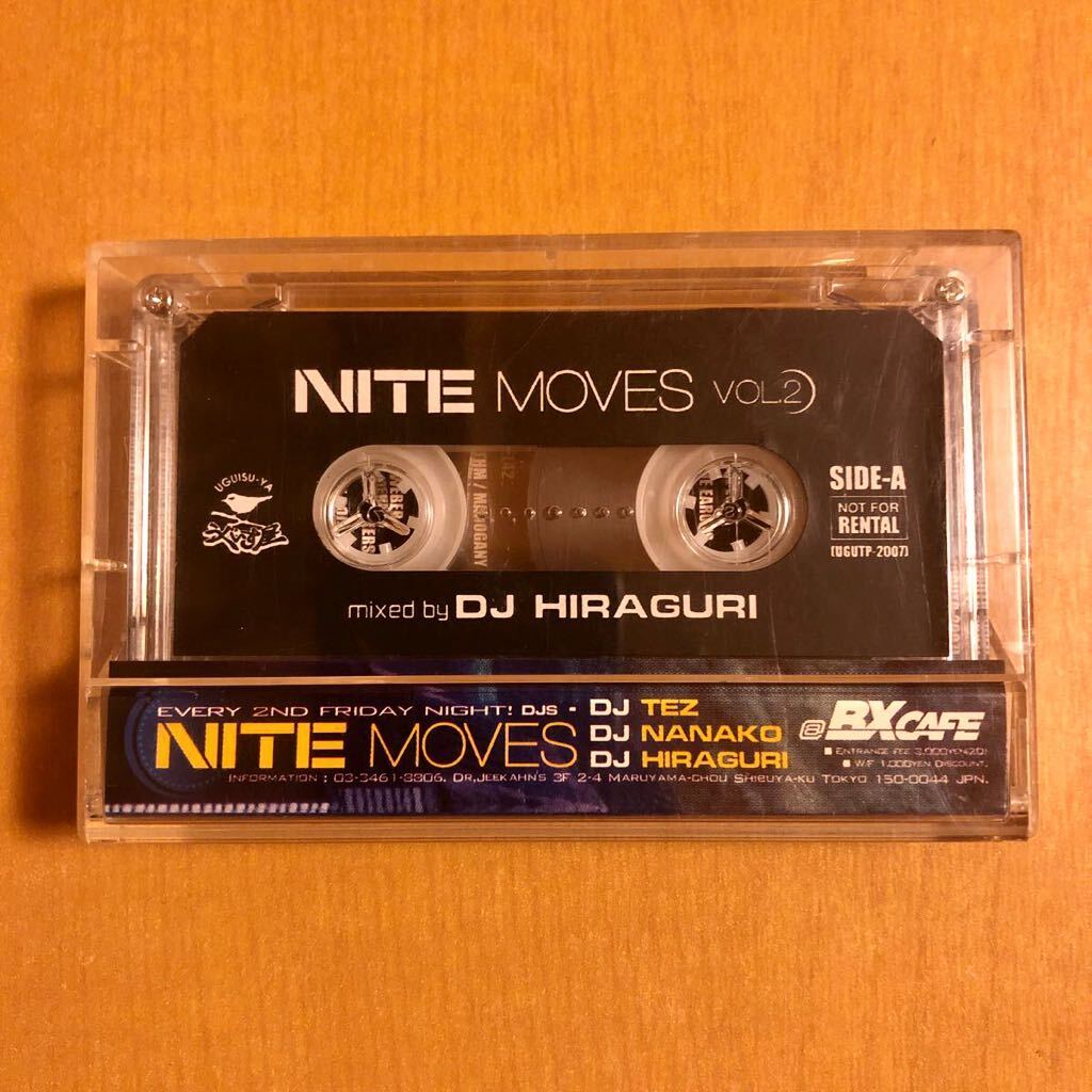 DJ HIRAGURI NITE MOVES VOL.2 MIXTAPE MURO MAKI THE MAGIC KENSEI KEN-BO NORI DANNY KRIVIT KENNY DOPE SPINNA ミックステープ_画像2