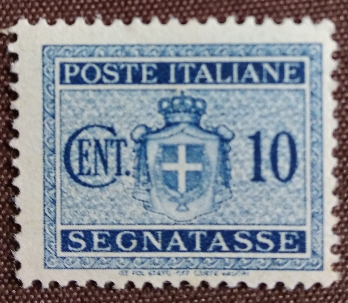イタリア 1945頃 切手印紙 1枚 加刷 3枚 未使用 の画像3
