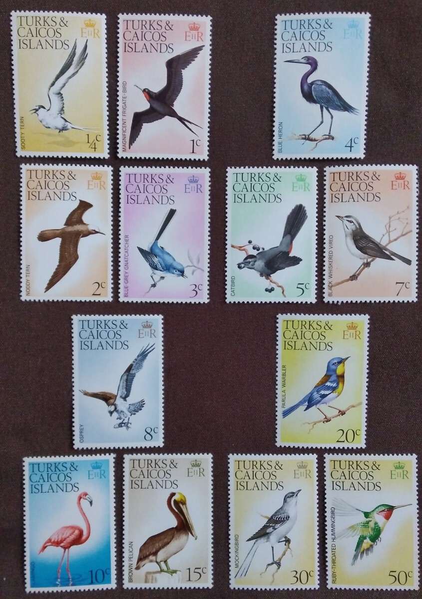 ta-ks* kai kos various island 1976 bird 13 kind bee doli flamingo pelican nature animal unused glue equipped 