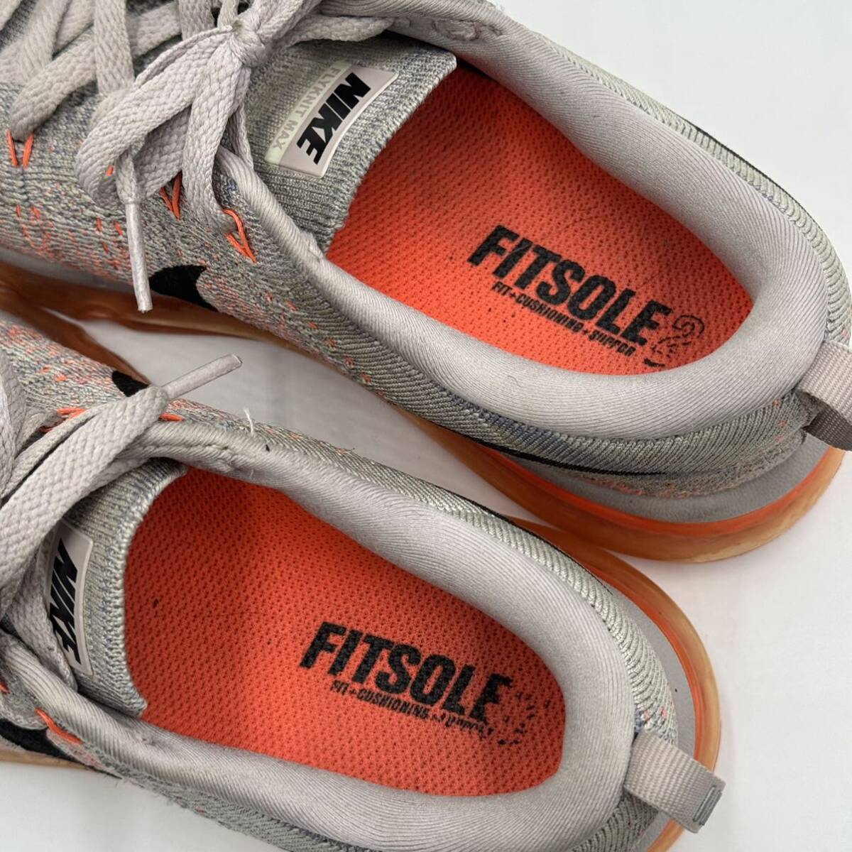 D* надеть обувь ощущение выдающийся!!\'15 год производства \' NIKE Nike WMNS FLYKNIT MAX fly вязаный Max 620659-508 спортивные туфли size:24.0cm женская обувь 