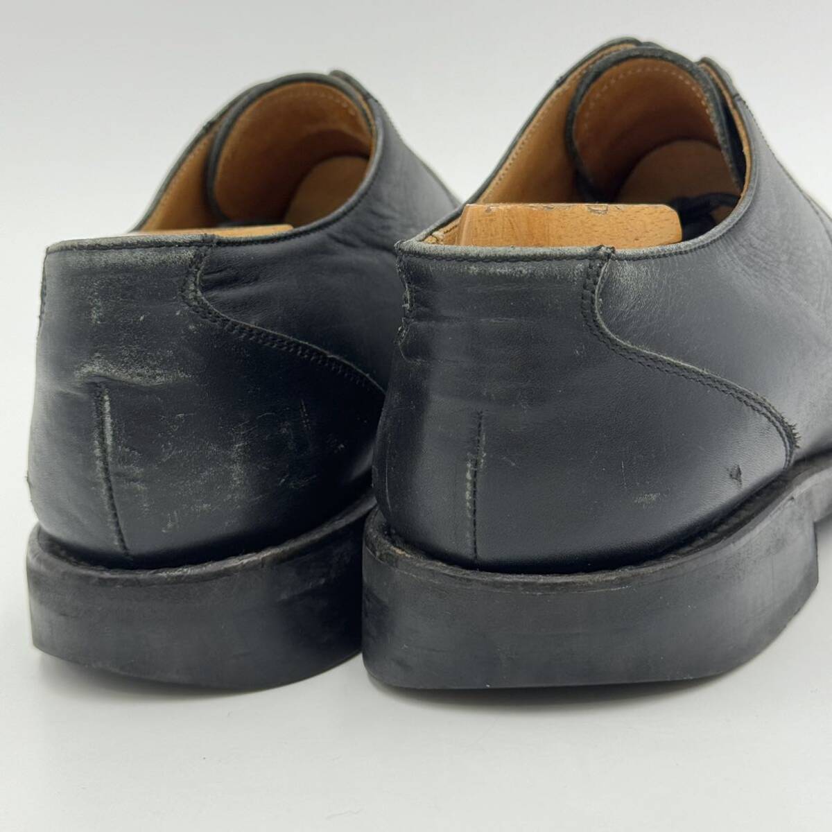 F ☆ 人気モデル!! '洗練されたデザイン' REGAL リーガル 本革 レザー ビジネスシューズ 革靴 Vチップ 外羽根式 size:25.0cm メンズ 紳士靴の画像3