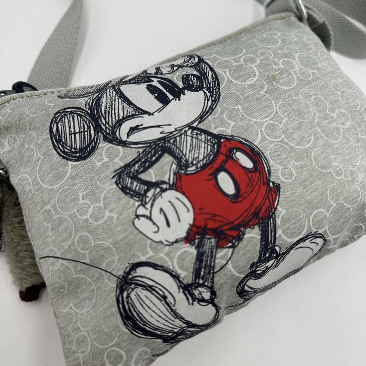 B * популярный сотрудничество!! \' Mickey Mouse дизайн \' Kipling Kipling × Disney Disney Cross корпус сумка на плечо небольшая сумочка сумка 
