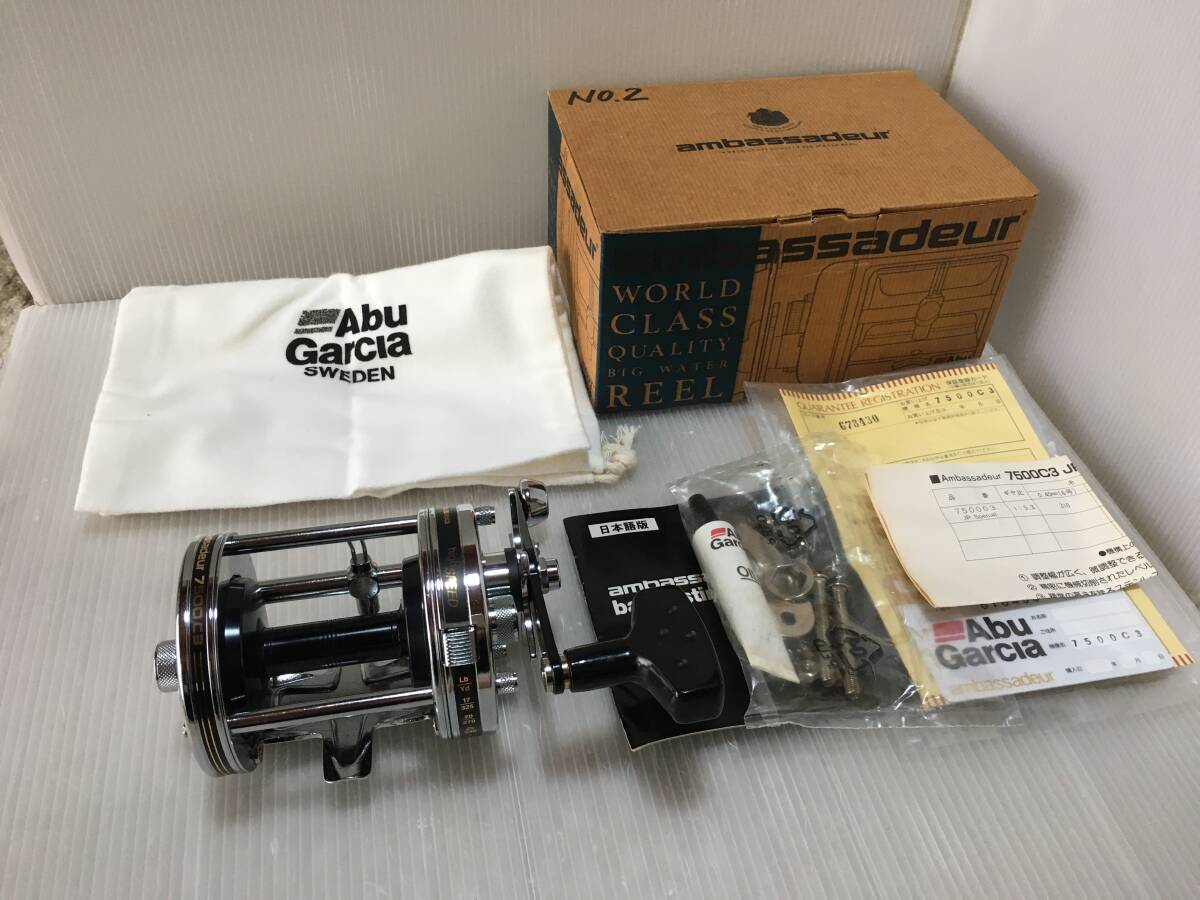 アブガルシア　アンバサダー　7500　C3　ジャパンスペシャル　中古美品　右ハンドル　Abu　Garcia　ambassadeur　Jpan　Special_画像1