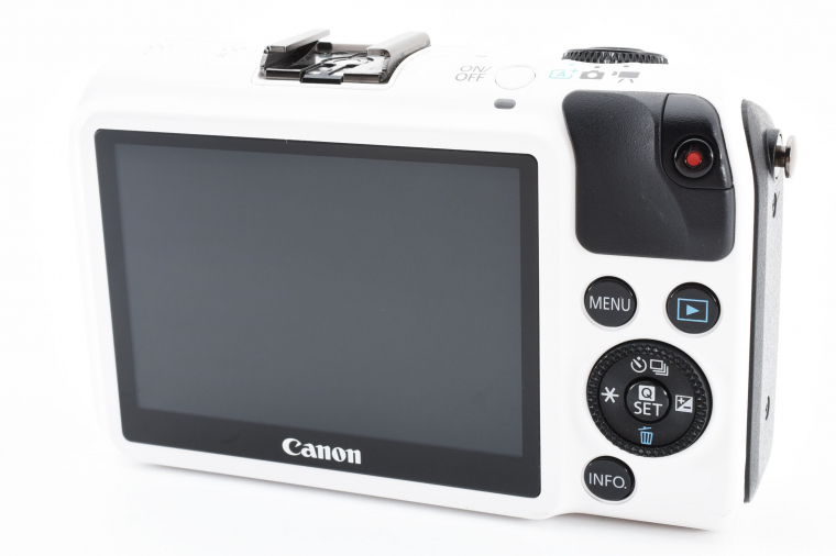 [極上美品] Canon EOS M 18.0MP Mirrorless Digital Camera Body White /付属品あり #2105893_画像5