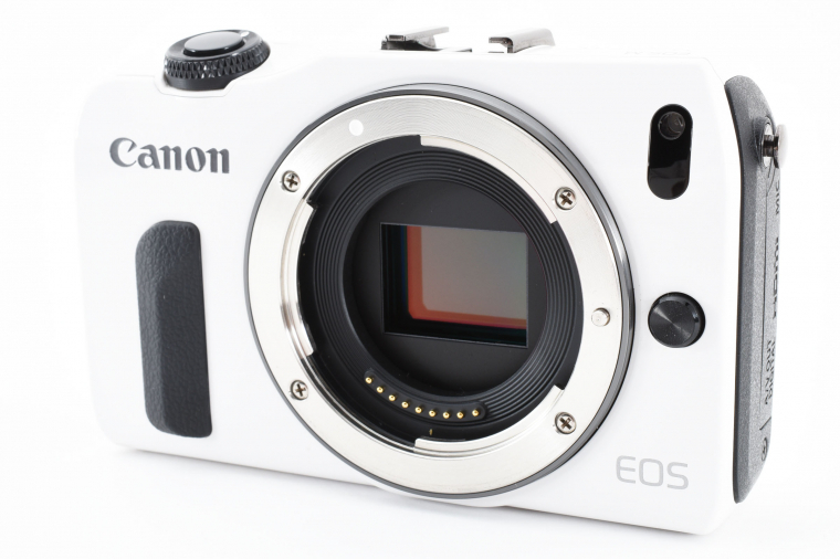[極上美品] Canon EOS M 18.0MP Mirrorless Digital Camera Body White /付属品あり #2105893_画像3