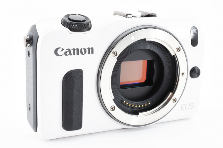 [極上美品] Canon EOS M 18.0MP Mirrorless Digital Camera Body White /付属品あり #2105893_画像4