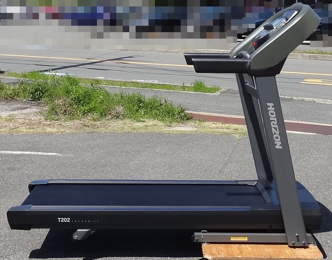 A0058a HORIZON ホライズン Treadmill トレッドミル T202-05 電動ランニングマシン ルームランナー 折り畳み 店頭引取限定 大阪府・茨木市の画像2