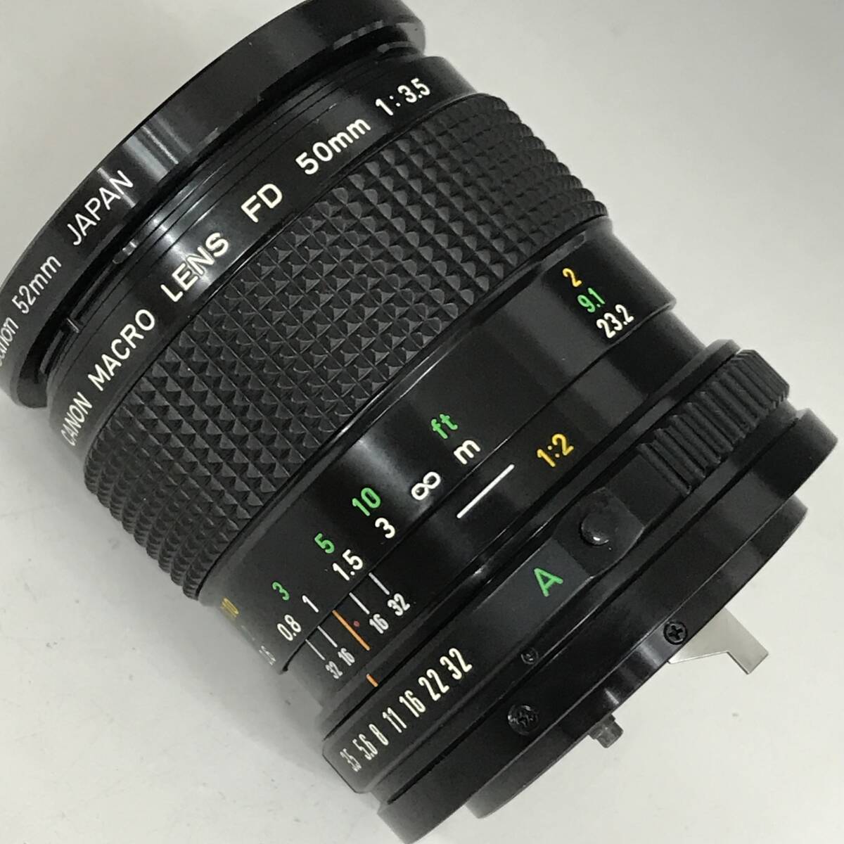 BF13/23 canon キャノン AUTO BELLOWS DUPLICATOR35 / MACRO LENZ FD 50mm 1:3.5 セット デュプリケーター マクロレンズ 中古美品○の画像10