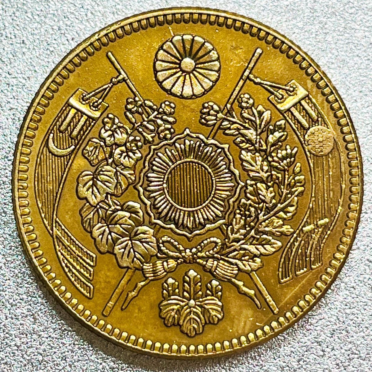 旧5圓金貨 明治21年　レプリカコイン　旧5円