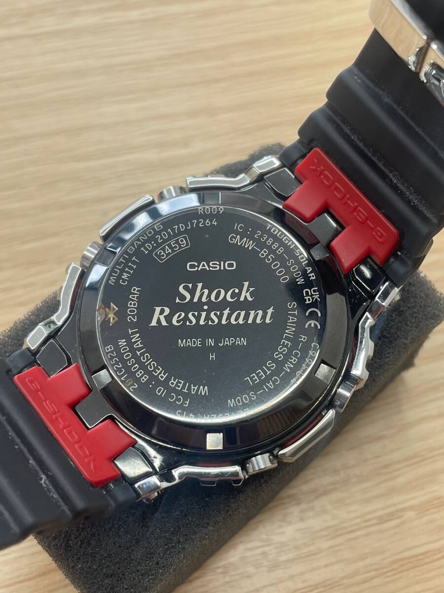 ☆98 G-SHOCK ジーショック PROTECTION GMW-B5000 TOUGH SOLAR MULTI BANDO ブラック シルバーフレーム 写真をご確認ください の画像2