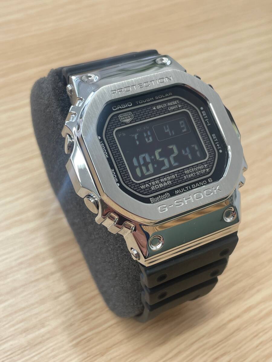 ☆98 G-SHOCK ジーショック PROTECTION GMW-B5000 TOUGH SOLAR MULTI BANDO ブラック シルバーフレーム 写真をご確認ください の画像1