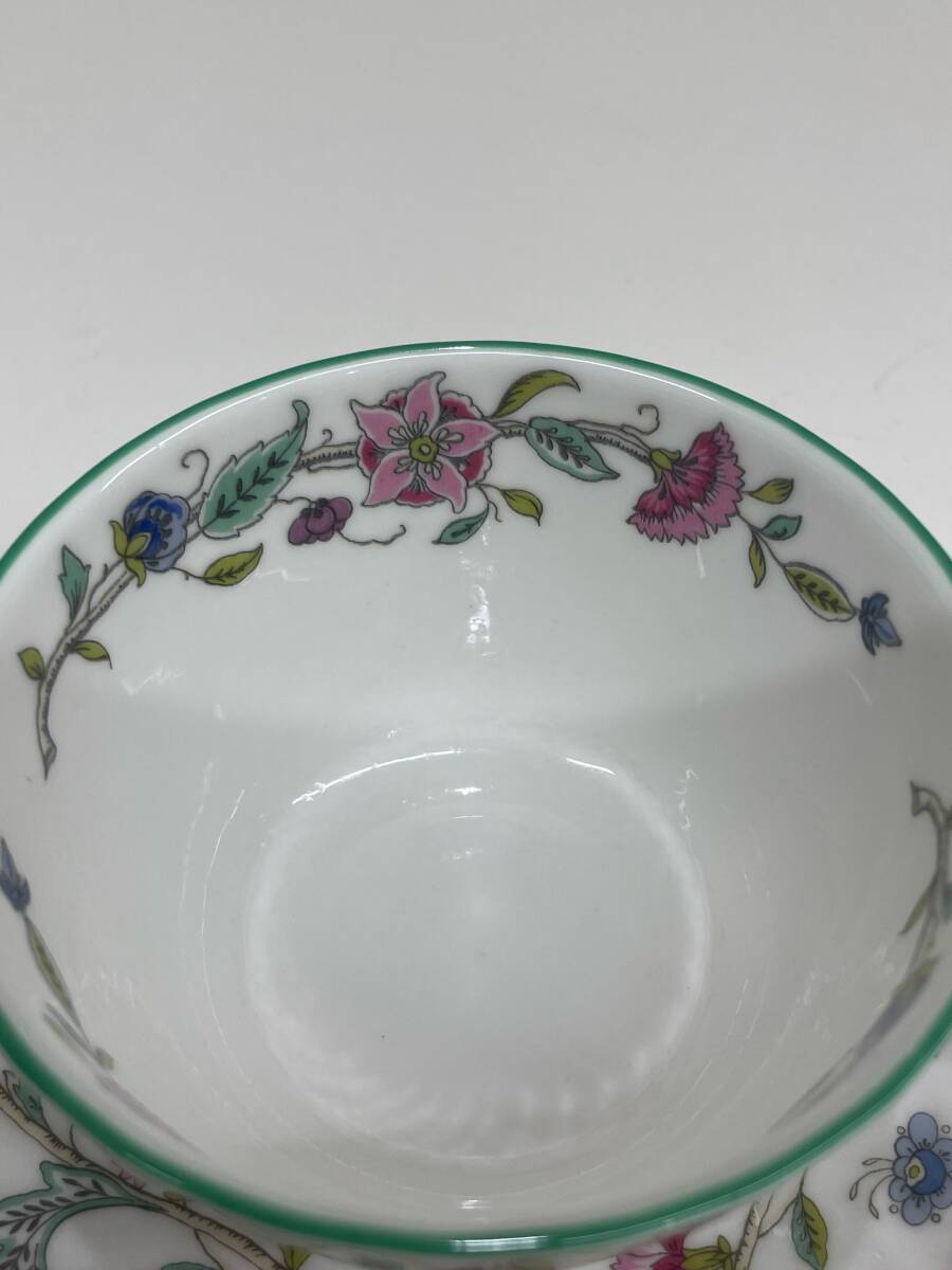 ☆142 MINTON ミントン HADDON HALL B 1451 カップ ソーサー セット ボーンチャイナ 花柄 食器 紅茶 上品の画像2