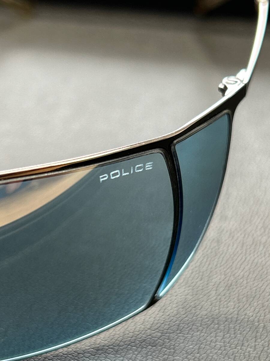 *278 POLICE Police солнцезащитные очки EXILE ATSUSHI в сборе модель *2 S2819 65ro12 COL.X568 110 голубой зеркало очки пакет имеется 