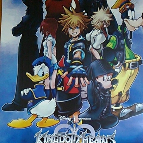 [ used ] Kingdom Hearts Ⅱ poster B2 size 