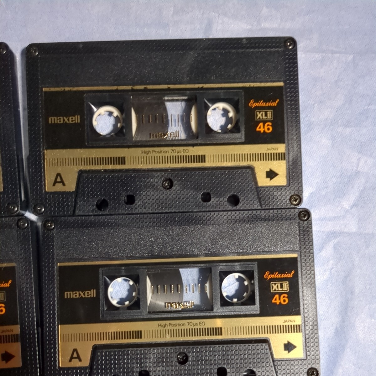ジャンク　maxell　使用済み　カセットテープ　XL 2 ⅱ 60 46 　計8本　マクセル　当時物　昭和レトロ　ハイポジション_画像4