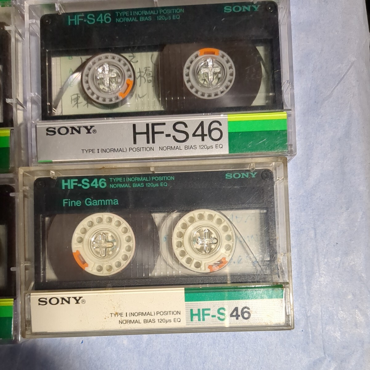 ジャンク　SONY　使用済み　カセットテープ　HF-S 90 60 46　計8本　ソニー　当時物　昭和レトロ　ノーマルポジション_画像5