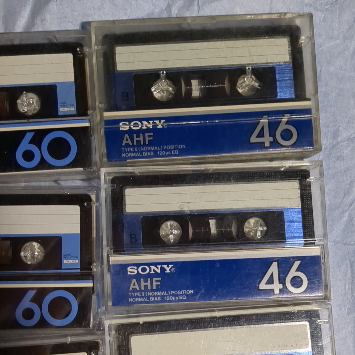 ジャンク　SONY　使用済み　中古　カセットテープ　AHF 60 46　計8本　ソニー　当時物　昭和レトロ　ノーマルポジション_画像4
