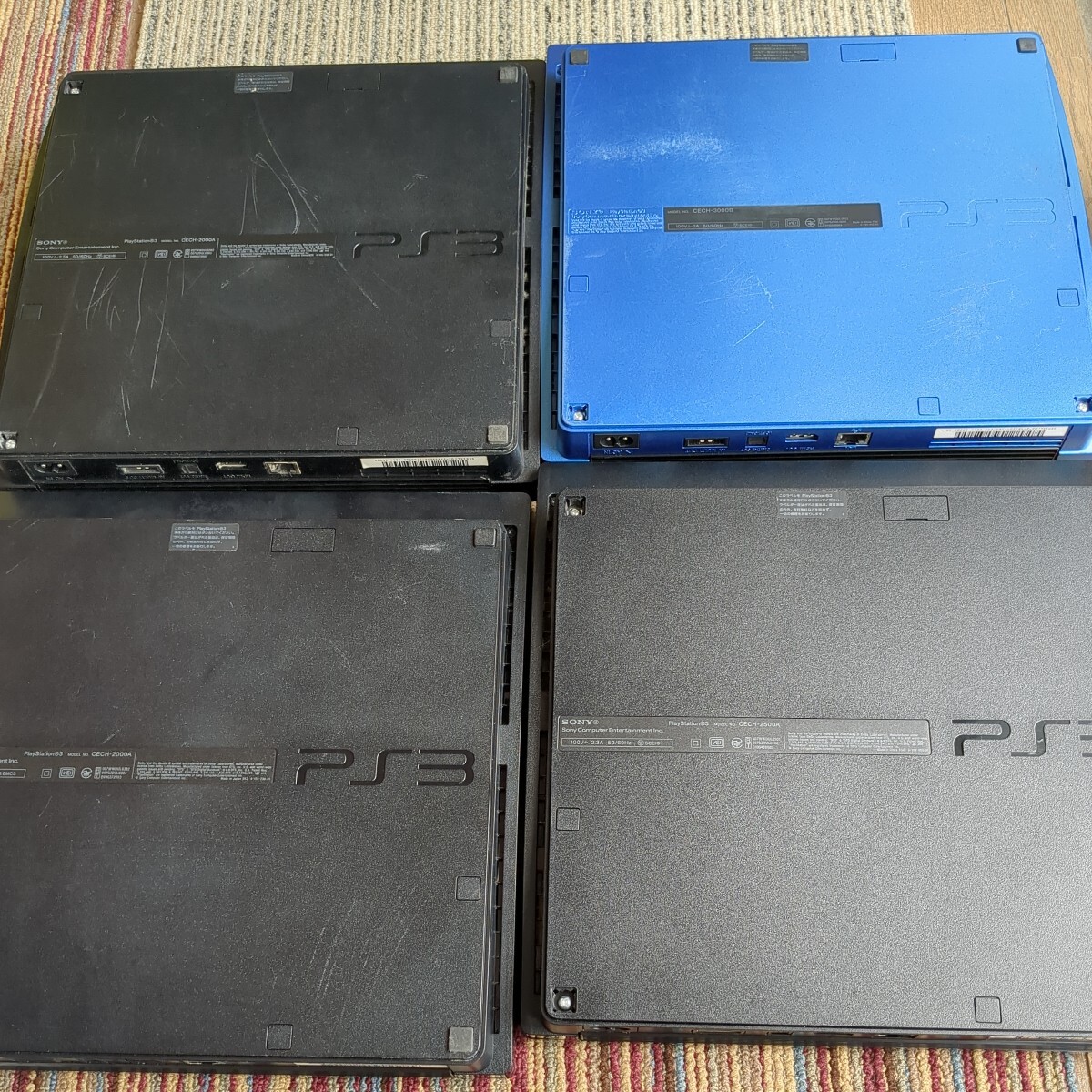  Junk game machine body SONY PS3 CECH 2000A 2500A 3000B 6 pcs set sale together Sony PlayStation 3. seal seal equipped 