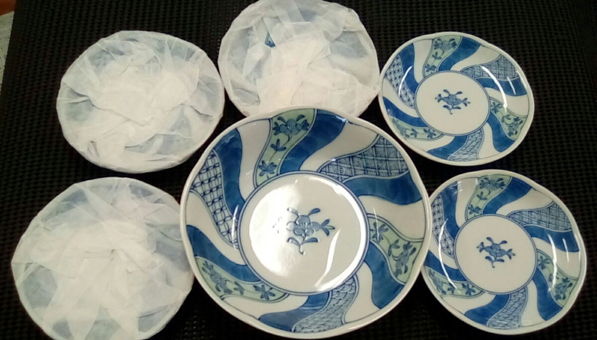 たち吉◇盛鉢取り皿揃5客◇未使用保管品| JChere雅虎拍卖代购