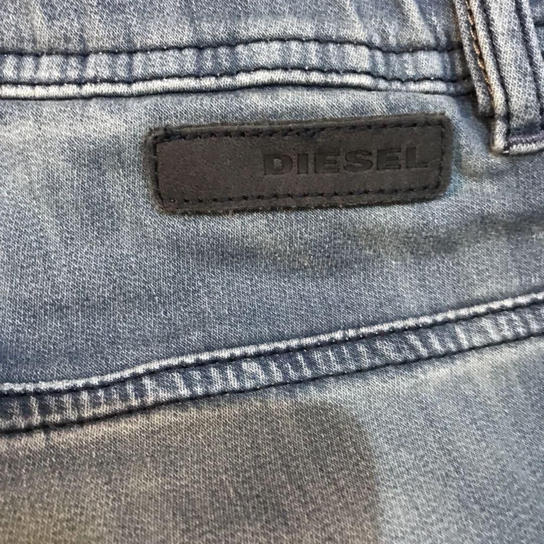 DIESEL KROOLEY スウェットデニムパンツ ジョグジーンズ W32_画像7