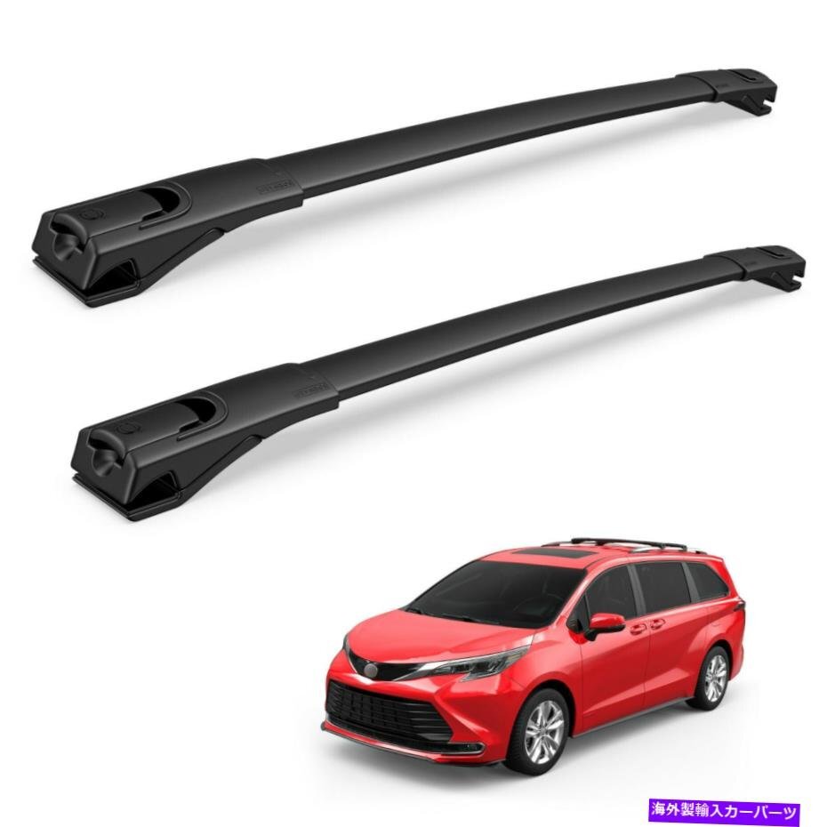 13-18のアルミニウムルーフラッククロスバークロスバートップトヨタRAV4 w/ルーフレールAluminum Roof Rack Cross Bar Crossbar Top For 1_画像1