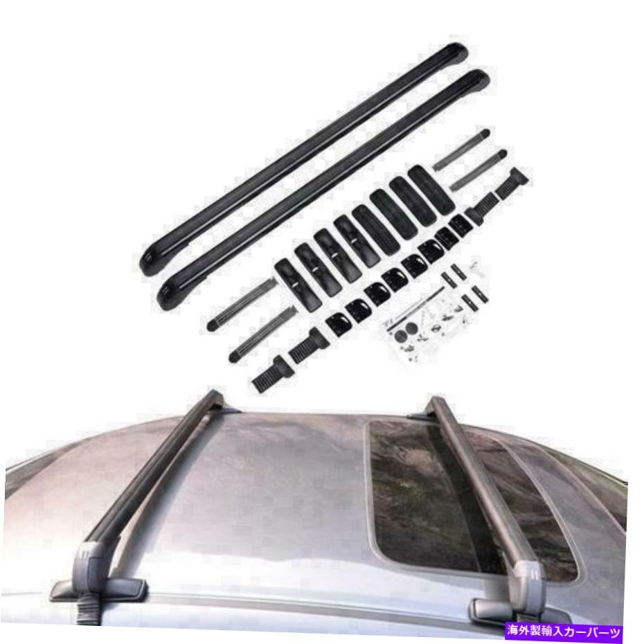 ユニバーサルSUVトップルーフラッククロスバー荷物荷物キャリアアルミニウムw/ロック米国Universal SUV Top Roof Rack Cross Bar Luggage_画像1