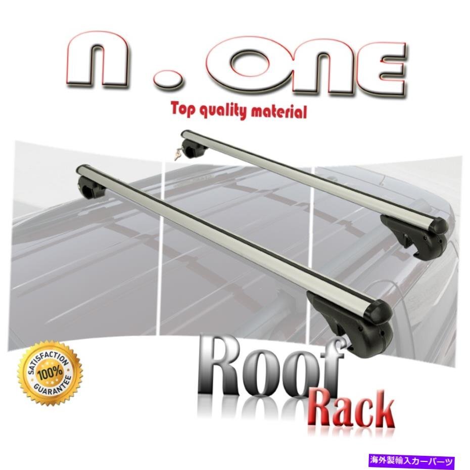 ルーフラックキーロッククロスバートップレール荷物アルミニウム貨物キャリアフィットマツダRoof Rack Key Lock Cross Bar Top Rail Lugga_画像1